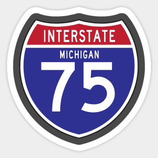 I75 Michigan - 2-sided Sticker